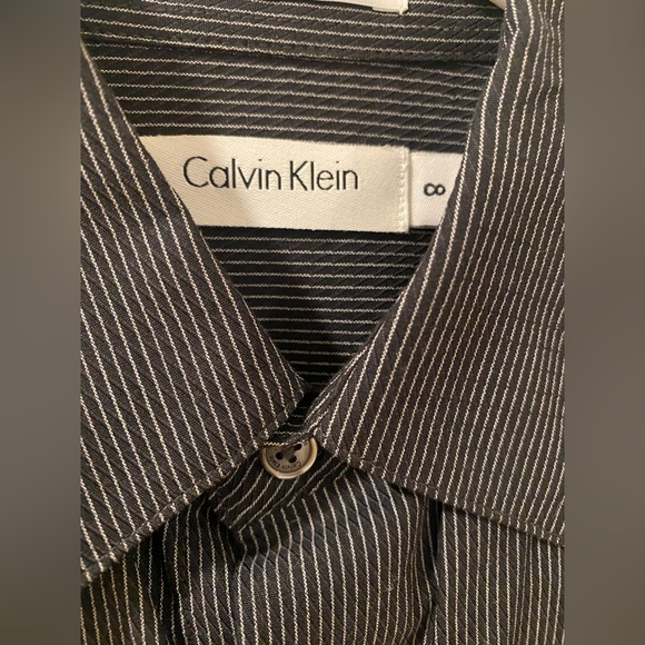 Calvin Klein Boy’s Dress Button Down Shirt - Picture 3 of 7